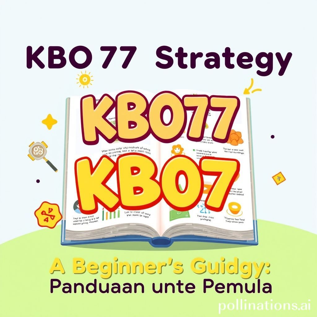 Strategi KBO77: Panduan untuk Pemula.
